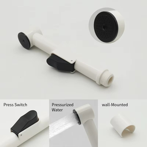 Modern ABS <strong>Plastic</strong> Handheld Vertical Spray <strong>Bidet</strong> <strong>Sprayer</strong> Easy-to-Use Muslim Shower Shattaf for Bathroom Kitchen Applications - Product Image 4