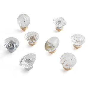 Oukali Sang Trọng Châu Âu Phong Cách Kim Cương Pha Lê Tủ Ngăn Kéo Núm Tủ Kéo Cửa Nhà Bếp Tủ Quần Áo Xử Lý - Product Image 2