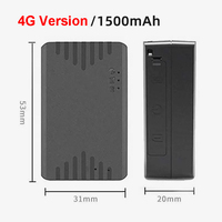 Traqueur GPS 4G pour véhicules 5000mAh Traqueur GPS magnétique pour voiture Localisateur antivol Dispositif de repérage pour véhicules, motos, camions