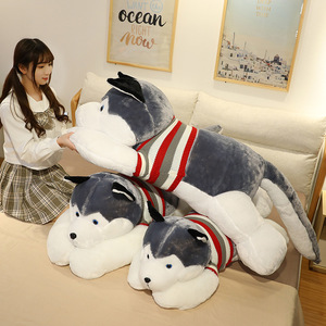 Mainan mewah anjing Husky kustom bantal boneka binatang <span class=keywords><strong>Terrier</strong></span> pengambil emas Bichon Frise Pug Chihuahua Shiba Inu Bull <span class=keywords><strong>Terrier</strong></span> boneka - Product Image 1
