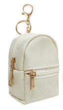 Monedero Mini de Tela Tejida en Tonos Pastel con Llavero de Cuentas Anudadas, Bolsa Pequeña para Guardar Auriculares para Mujeres y Niñas - Product Image 3