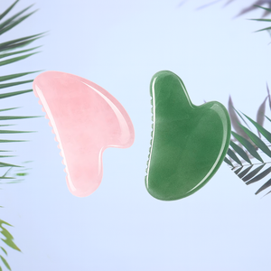 El más nuevo estilo, piedra de Jade de cristal Natural puro, tablero Gua Sha, herramienta de piedras preciosas para masaje Facial antienvejecimiento para el cuidado de la piel - Product Image 2