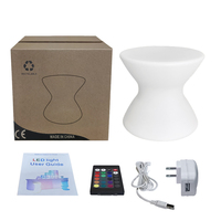 Table basse LED étanche pour extérieur, éclairée, à changement de couleur RGB, pour patio, salon, jardin, fête, meubles LED