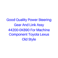 Boîtier de direction assistée et ensemble de biellettes de direction de bonne qualité 44200-0K890 pour composant de machine Toyota Lexus ancien modèle