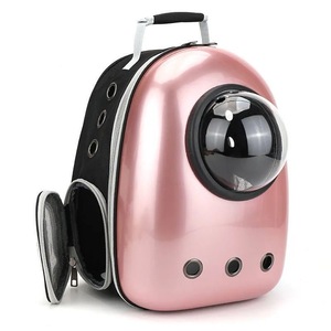 Vente en gros de sac à dos portable extensible pour chat transporté dans le métro Voyage Space Capsule Pet Bag Transparent - Product Image 2