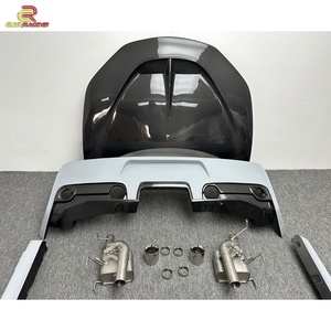 Kits de Conversión de Carrocería de Fibra de Carbono Estilo Speciale para Ferrari 458 2010-2015, Parachoques Trasero, Capó Delantero, Faldones Laterales, Piezas de Escape - Product Image 5
