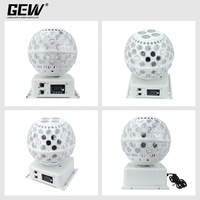 Projecteur laser LED GEVV rotatif 40W RGBW 4-en-1, effet boule magique en cristal, pour DJ, karaoké, fête, bar, pub, maison