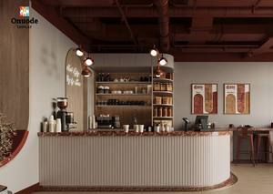 Diseño Interior Moderno para Cafetería con Muebles de Barra Personalizados, Decoración de Cafetería, Soluciones de Diseño para Panadería y Cafetería - Product Image 2