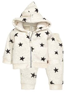 Ventes en gros de sweats à capuche vintage en laine mélangée pour bébés et nourrissons, ensembles de vêtements unisexes - Product Image 4