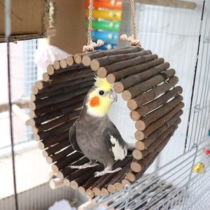<span class=keywords><strong>Cabane</strong></span> en bois pour perroquet, nid suspendu pour oiseaux, cage à oiseaux, perchoir, maison pour perroquet, abri de repos pour perroquet, <span class=keywords><strong>cabane</strong></span> en bois naturelle pour oiseaux - Product Image 2