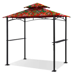 Gazebo haideng fashion 5x8 replacement bbq canopy for sun protection waterproof grill gazebo outdoor