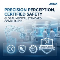 Brazo Robótico de Alta Precisión Jaka Serie S con Control de Fuerza, Carga Útil de 5kg-12kg, Alcance de 1327mm, Robot Inteligente para Uso Médico y de Ensamblaje