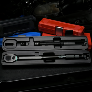 Conjunto de Ferramentas para Reparação de Carros Preto 3 Peças 1/2'' Drive 10~150 Ft./lb & 13.6~203.5 N/m Chave de Torque de Escala Dupla - Product Image 2