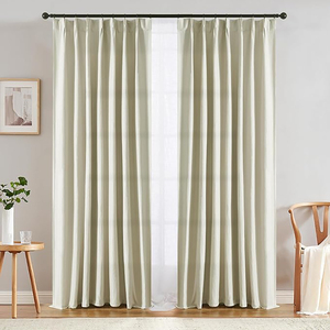 UV Bảo Vệ Hai Lớp Màn Rèm Cửa Tối Giản Nhà Và Khách Sạn Cửa Sổ Rèm & Valances - Product Image 6