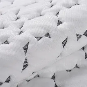 Hot sale Rectangle knitted jacquard simmons mattress fabric for home textile