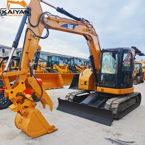 Para excavadora mini japonesa 308D de 8 toneladas, oruga de goma, pulgar hidráulico, acoplador rápido 180, hoja dozer, cucharón de 0.28m de capacidad, 735 - Product Image 4