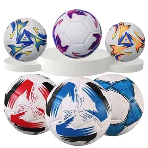 High Quality New Training Professional Pvc Leather Size 5 Football Soccer Balls
