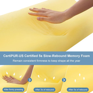 Oreiller <span class=keywords><strong>de</strong></span> lit orthopédique cervical Oreiller en mousse à mémoire <span class=keywords><strong>de</strong></span> forme pour dormir côté dos ventre dormeur, ergonomique - Product Image 5