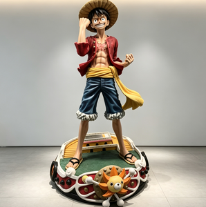 Escultura de Personaje Pirata de Anime en Fibra de Vidrio, Personalizada y de Gran Tamaño, para Parques Temáticos y Centros Comerciales, Estatua Moderna de Aventura en FRP de Fábrica - Product Image 2