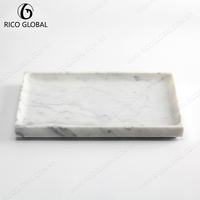 Plateaux décoratifs Art Déco en métal pour vanité, rectangulaires, ovales, à motif marbré à carreaux, pour bijoux et encensoirs, pour la maison et le bureau, OEM