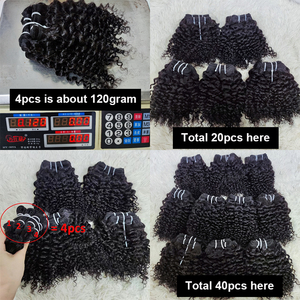 Letsfly - Paquetes de Cabello Natural Afro Rizado, Extensiones de Cabello Remy 9A, Cabello Humano 100%, 30 Gramos, Envío Rápido - Product Image 5