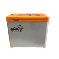Mini-réfrigérateur horizontal 50L sans givre à double température pour voiture et usage domestique