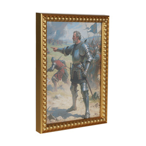 Tường trang trí nội thất Tabletop hiển thị vàng trang trí công phu Vintage 5x7 khung ảnh 5x7 hình ảnh khung với kính thực - Product Image 6