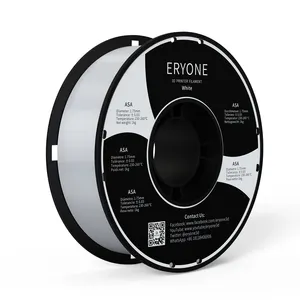 Eryone अच्छी गुणवत्ता 3D 3d प्रिंटर के लिए प्रिंटर रेशा 1.75mm 1kg काले एएसए फिलामेंट