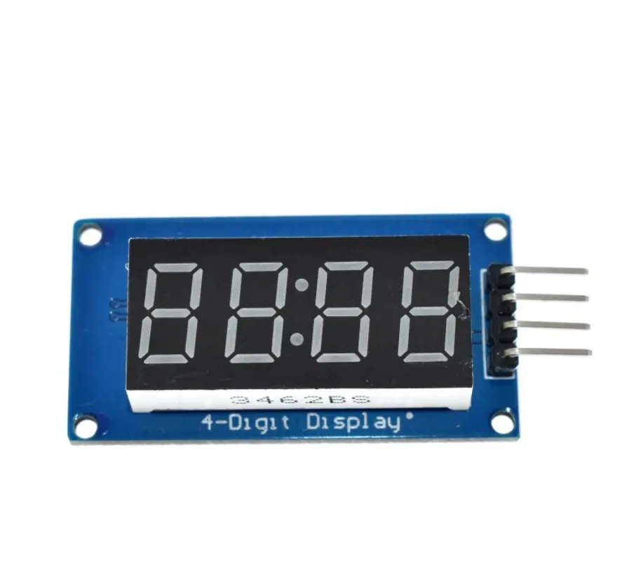 במלאי צינור דיגיטלי LED תצוגת מודול בהירות מתכווננת עם שעון נקודת TM1637 מודול 4-ספרות