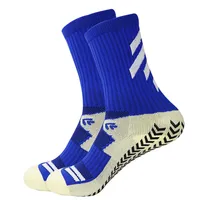 Bas quantité minimale de commande vente en gros de chaussettes de sport personnalisées antidérapantes chaussettes de football athlétiques hommes enfants chaussettes de football antidérapantes professionnelles