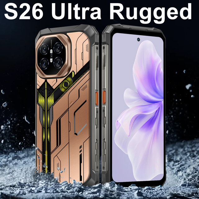 68MP+108MP Camera 22000mAh LCD Waterproof Fingerprint Rugged Grade Outdoor Heavy Duty Mobile Phone