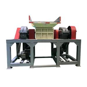 YJC Double Shaft Car Bumper Metal Waste Shredder For Washing And Recycling Line