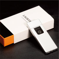 DEBANG Briquet électronique personnalisé avec bobine métallique de charge USB amélioré avec logo OEM pour une utilisation de cigarettes pour les cadeaux