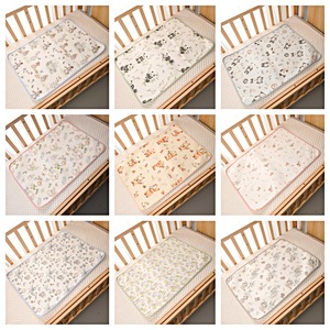 Tapis <span class=keywords><strong>à</strong></span> <span class=keywords><strong>langer</strong></span> pour bébé 70x90 cm <span class=keywords><strong>à</strong></span> absorption rapide imperméable mousseline de coton pour bébé - Product Image 6