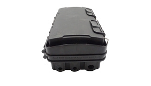 Ftth Splice 24 sợi ngoài trời/trong nhà không thấm nước PP + GF sợi quang hộp phân phối IP65 Đen SC/LC Adapter CE chứng nhận - Product Image 3