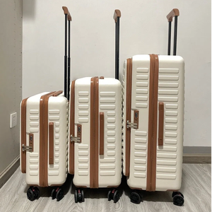 <span class=keywords><strong>Valigia</strong></span> Trolley Multifunzione Portatile con Guscio Rigido, Colore Solido, Chiusura a Cerniera, Apertura Laterale - Product Image 5