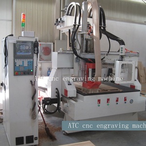 Giá Tốt Nhất Gỗ Làm Cửa Máy CNC Router CNC Khóa Cửa Máy Làm - Product Image 5