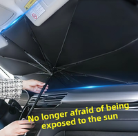 Parasol de voiture grand format à commande manuelle en pongé, protection solaire et isolation thermique, personnalisable, vente en gros – Meilleures ventes