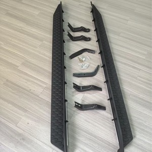Lt Running Boards Steel Black Foldable <b>Screw</b> Fixing For Toyota Hilux Travo 2026 Full <b>Set</b> - Product Image 4