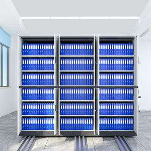 ספרייה נעה נשלפת רהוט ספר נייד מדפים אחסון מסגרת צפופה ניידת מדפים ספר מתלה מדפים - Product Image 2