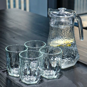 Ensemble d'Emballage Salon Maison Théière Bouilloires Ensemble <span class=keywords><strong>Pichet</strong></span> à <span class=keywords><strong>Eau</strong></span> Froide en Verre Avec Tasses Carafe à <span class=keywords><strong>Eau</strong></span> en Verre - Product Image 6