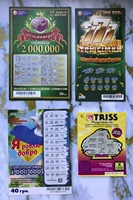 Billets de loterie à gratter personnalisés, billets de jeu à gratter, cartes de loterie à gratter personnalisables, jeu à gain instantané, billets de loterie à gratter