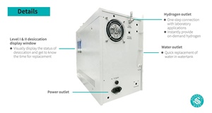 Générateur d'hydrogène SAIKESAISI QL-500B, pureté 99,9999 %, 510 ml/min, pour chromatographie en phase gazeuse - Product Image 5