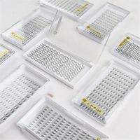 Faux Vison 10D 14D 20D Promade Grands Plateaux Ventilateurs Premade 5D 6D 8D Cils de Volume à Tige Longue/Courte Extension de Cils Super Premade