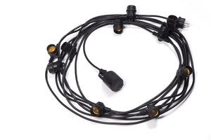 10M 10holders IP65 Outdoor Backyard Party Festoon <strong>Lights</strong> PVC Cable E27 <strong>String</strong> <strong>Lights</strong> - Product Image 4
