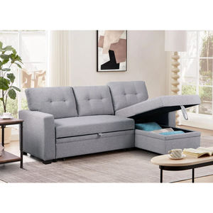 Huichen casa Custom tirare fuori angolo di lusso moderno convertibile pieghevole pieghevole divano letto con ripostiglio per soggiorno - Product Image 3