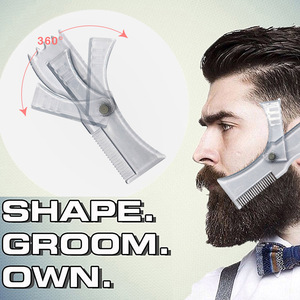 Strumento <span class=keywords><strong>per</strong></span> modellare la <span class=keywords><strong>barba</strong></span> guida <span class=keywords><strong>per</strong></span> modellare il taglio del modello <span class=keywords><strong>per</strong></span> <span class=keywords><strong>Stencil</strong></span> da <span class=keywords><strong>barba</strong></span> con pettine a grandezza naturale <span class=keywords><strong>per</strong></span> Line Up - Product Image 2