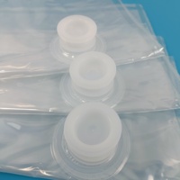Sacs BIB personnalisés de 10 L, transparents, de qualité alimentaire, PA/PE+PE, avec bec verseur, aseptiques, imprimés en gravure, valve, pour liquides pasteurisés (œufs, jus)