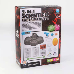 Ensemble de science expérimentale éducatif <span class=keywords><strong>pour</strong></span> enfants, 5 en 1, volcan, dinosaure, cristal en croissance, STEM, jouet <span class=keywords><strong>pour</strong></span> étudiants, <span class=keywords><strong>cadeau</strong></span> - Product Image 4