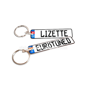 Porte-clés de plaque d'immatriculation de voiture Souvenir en aluminium du Canada - Product Image 3